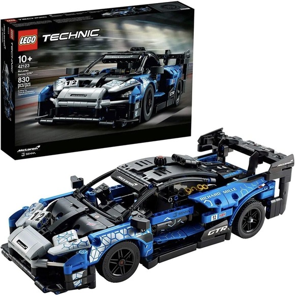 🔥 Lego 42123 Technic McLaren Senna GTR Toy Car RETIRED Building Kit New SEALED - Picture 1 of 5